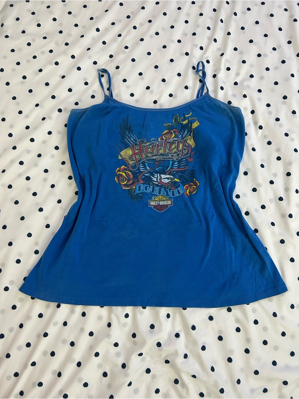 Vintage Harley Davidson graphic tank top